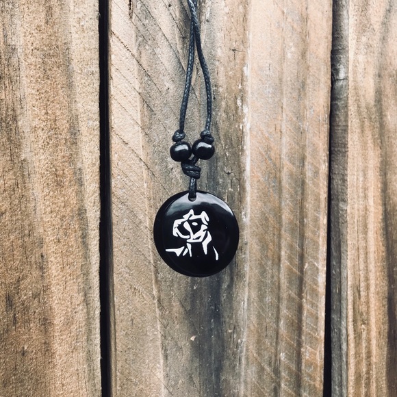 Pit Bull Necklace Bully fur kids necklace - Picture 3 of 5